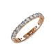 4 - Audrey 3.00 mm Diamond U Prong Eternity Band 