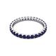 3 - Audrey 2.70 mm Blue Sapphire U Prong Eternity Band 