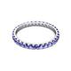 3 - Audrey 2.70 mm Tanzanite U Prong Eternity Band 