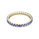 3 - Audrey 2.70 mm Tanzanite U Prong Eternity Band 