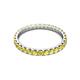 3 - Audrey 2.70 mm Yellow Sapphire U Prong Eternity Band 