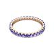 3 - Audrey 2.70 mm Tanzanite U Prong Eternity Band 