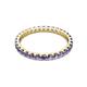 3 - Audrey 2.70 mm Iolite U Prong Eternity Band 