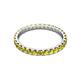 3 - Audrey 2.70 mm Yellow Diamond U Prong Eternity Band 