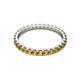 3 - Audrey 2.70 mm Citrine U Prong Eternity Band 