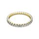 3 - Audrey 2.70 mm Diamond U Prong Eternity Band 