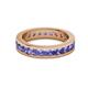 3 - Celina 3.00 mm Round Tanzanite Eternity Band 
