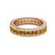 3 - Celina 3.00 mm Round Citrine Eternity Band 