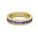 3 - Celina 3.00 mm Round Iolite Eternity Band 