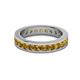 3 - Celina 3.00 mm Round Citrine Eternity Band 
