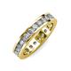 4 - Celina 3.00 mm Round Diamond Eternity Band 