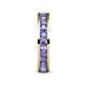 6 - Celina 3.00 mm Round Tanzanite Eternity Band 
