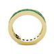 5 - Celina 3.00 mm Round Emerald Eternity Band 