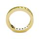 5 - Celina 3.00 mm Round Yellow Sapphire Eternity Band 