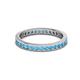 3 - Celina 2.00 mm Round Blue Topaz Eternity Band 