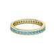 3 - Celina 2.00 mm Round Blue Topaz Eternity Band 