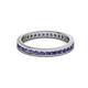 3 - Celina 2.00 mm Round Iolite Eternity Band 