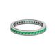 3 - Celina 2.00 mm Round Emerald Eternity Band 