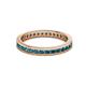 3 - Celina 2.00 mm Round London Blue Topaz Eternity Band 