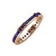 4 - Celina 2.00 mm Round Blue Sapphire Eternity Band 