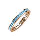 4 - Celina 2.00 mm Round Blue Topaz Eternity Band 
