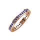 4 - Celina 2.00 mm Round Iolite Eternity Band 