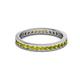 3 - Celina 2.00 mm Round Yellow Diamond Eternity Band 