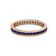 3 - Celina 2.00 mm Round Blue Sapphire Eternity Band 