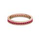3 - Celina 2.00 mm Round Ruby Eternity Band 