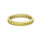 3 - Celina 2.00 mm Round Yellow Sapphire Eternity Band 
