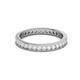 3 - Celina 2.00 mm Round White Sapphire Eternity Band 