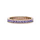 1 - Celina 2.00 mm Round Tanzanite Eternity Band 