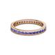 3 - Celina 2.00 mm Round Tanzanite Eternity Band 