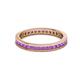3 - Celina 2.00 mm Round Amethyst Eternity Band 