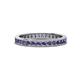 1 - Celina 2.00 mm Round Iolite Eternity Band 