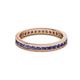 3 - Celina 2.00 mm Round Iolite Eternity Band 