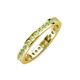 4 - Celina 2.00 mm Round Peridot Eternity Band 