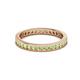 3 - Celina 2.00 mm Round Peridot Eternity Band 
