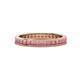 1 - Celina 2.00 mm Round Rhodolite Garnet Eternity Band 