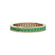 1 - Celina 2.00 mm Round Emerald Eternity Band 
