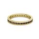 3 - Celina 2.00 mm Round Smoky Quartz Eternity Band 