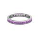3 - Celina 2.00 mm Round Amethyst Eternity Band 