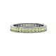 1 - Celina 2.00 mm Round Peridot Eternity Band 