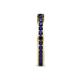 6 - Celina 2.00 mm Round Blue Sapphire Eternity Band 
