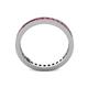 5 - Celina 2.00 mm Round Ruby Eternity Band 