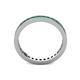 5 - Celina 2.00 mm Round Emerald Eternity Band 