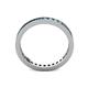 5 - Celina 2.00 mm Round London Blue Topaz Eternity Band 