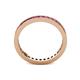 5 - Celina 2.00 mm Round Ruby Eternity Band 