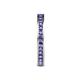 6 - Celina 2.00 mm Round Iolite Eternity Band 