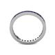5 - Celina 2.00 mm Round Blue Sapphire Eternity Band 